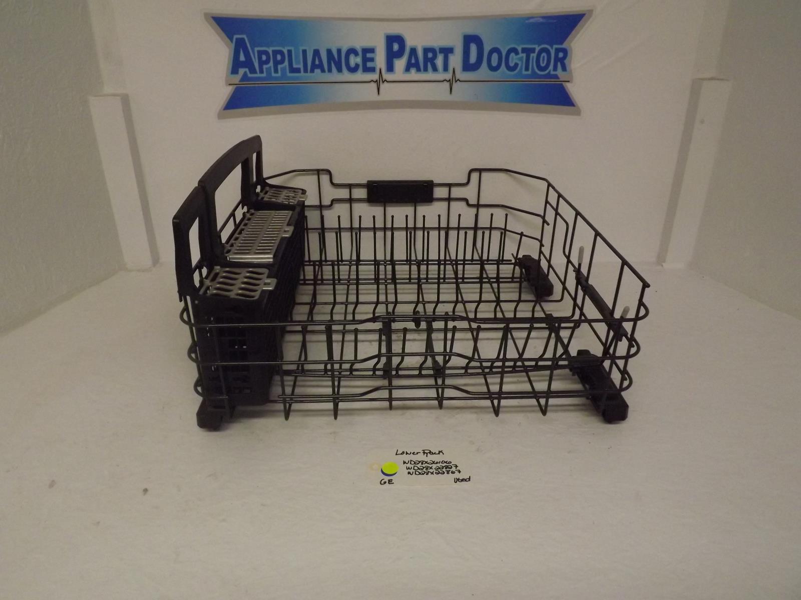 GE Dishwasher WD28X26106 WD28X22827 WD28X22867 Lower Rack Used GE Dishwasher WD28X26106 WD28X22827 WD28X22867 Lower Rack Used